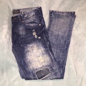 Black Premium Moto Jeans